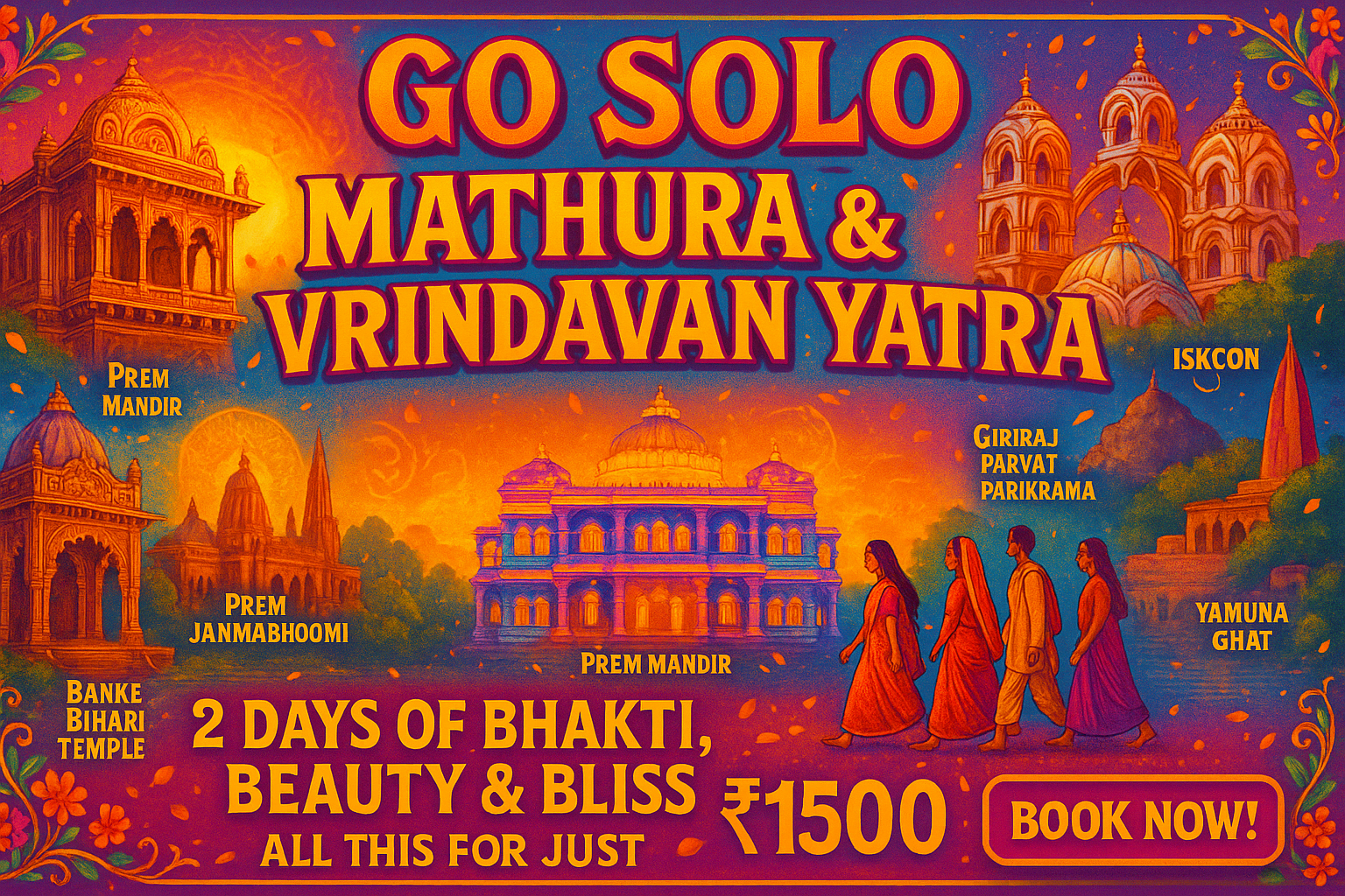 Mathura & Vrindavan: A Divine 2-Day Spiritual 